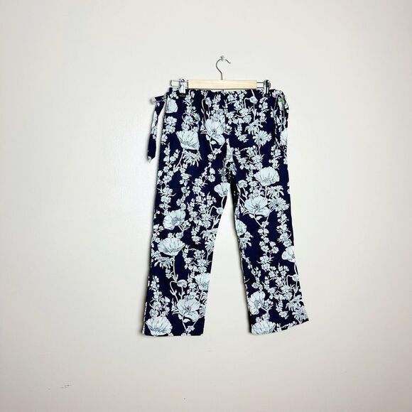 CLEARANCE! J. Crew Floral Tie-Waist Cropped Pants Size S EUC - Picture 2 of 5